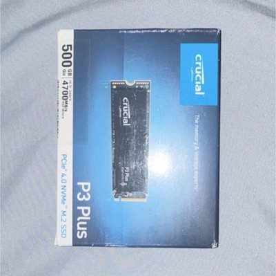 Crucial P3 Plus 500GB M.2 NVMe PCIe 4.0 Internal SSD CT500P3PSSD8