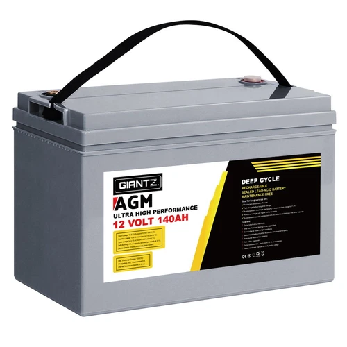 Giantz AGM Deep Cycle Battery 12V 140Ah Box Portable Solar Caravan Camping - Picture 7 of 7