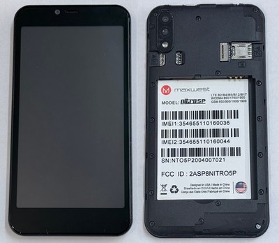 OEM LCD Display Touch Screen Assembly + Frame for MaxWest Nitro 5P Smart Phone