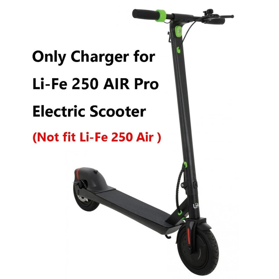 AC/DC Adapter Ladegerät für Li-Fe 250 Air Pro Elektro E-Scooter 250W Netzkabel - Bild 2 von 4