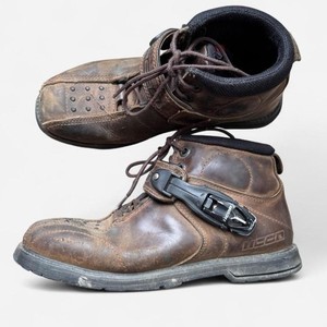 ICON SuperDuty 4 Motorcytle Boots Wheat Tan Size 9 US Mens Street Riding Boot Icon Super Duty Boots | eBay main image 4