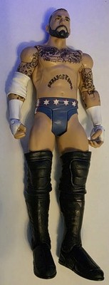 CM Punk Action Figure 2012 WWE Mattel Red White Blue Trunks 7'' Inch