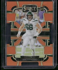 2023 Panini Select #78 Joe Tippmann Orange Prizms Die Cuts #/499