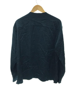 SON OF THE CHEESE Long Sleeve Shirt L Polyester NVY Plain SON OF THE CHEESE Long Sleeve Shirt L Polyester NVY Plain