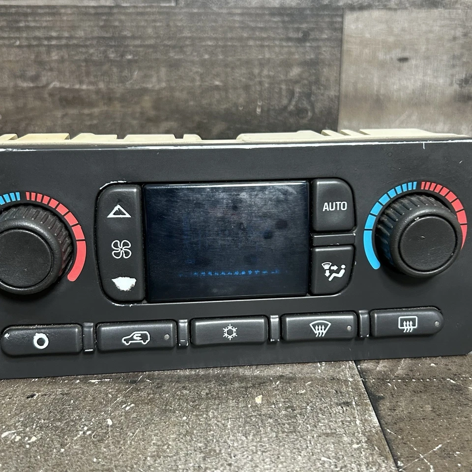 03-06 Cadillac Chevy GMC Digital AC Climatizador Temperatura Control 15107730 OEM Foto 4 de 4