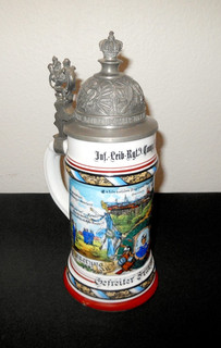 WW1 Imperial Prussian Army REGIMENTAL STEIN INF. LEIB RGT. 9 COMP NICE!