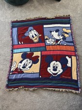 Vintage Disney Character Tapestry Blanket  5x...
