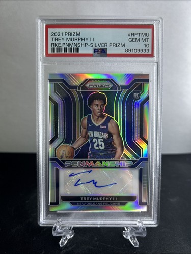 Trey Murphy III [Silver Prizm] #RP-TMU 2021 Panini Prizm Rookie Penmanship card