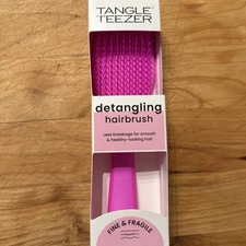 Tangle Teezer Detangler Brush Fine & Fragile Hair (Hot Pink)