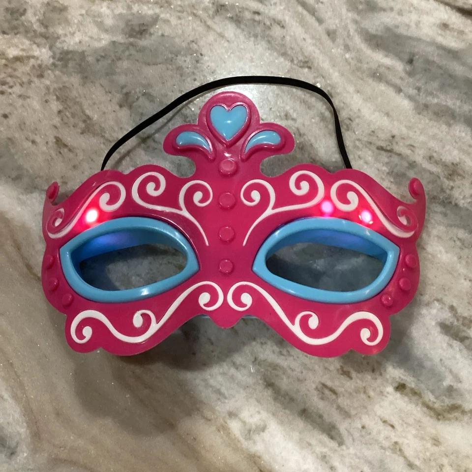 Just Pretending Dress Up Fun Girls Light Up Masquerade Mask Greenbrier  - Image 3 of 4