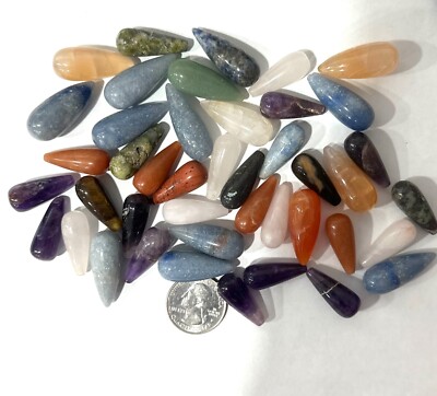 10pcs Mix Tear Drop Pendant/Random pick/some top drilled