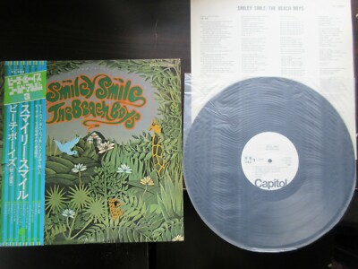 Beach Boys Smiley Smile Japan Promo Vinyl LP w OBI 1975 ECS-80201