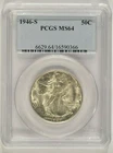 1946-S Walking Liberty Silver Half Dollar 50c PCGS MS64 16590366