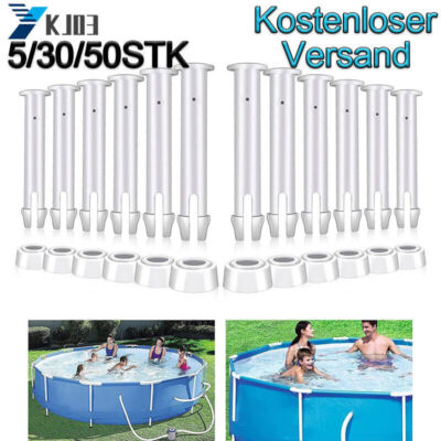 5/30/50X Für Intex Stift Splint Pin Frame Pool Pool Verbindungsstifte und Deckel