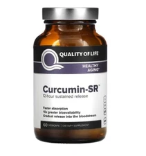 Quality of Life Labs, Curcumin-SR, 60 Vegicaps, Healthy Inflammation support