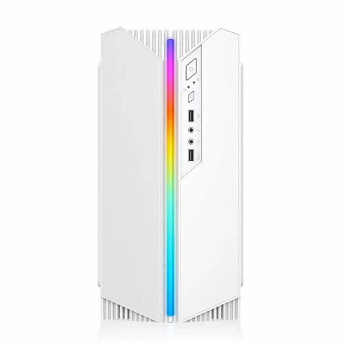Transparent Computer Case PC Tower With RGB Atmosphere Lamp For M-ATX/ITX