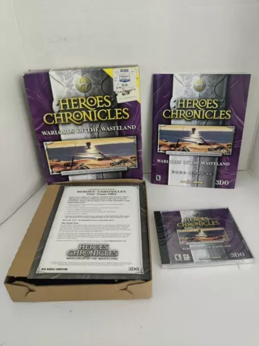 HEROES CHRONICLES: Warlords of the Wasteland Game PC CD-ROM 3DO - Read Info