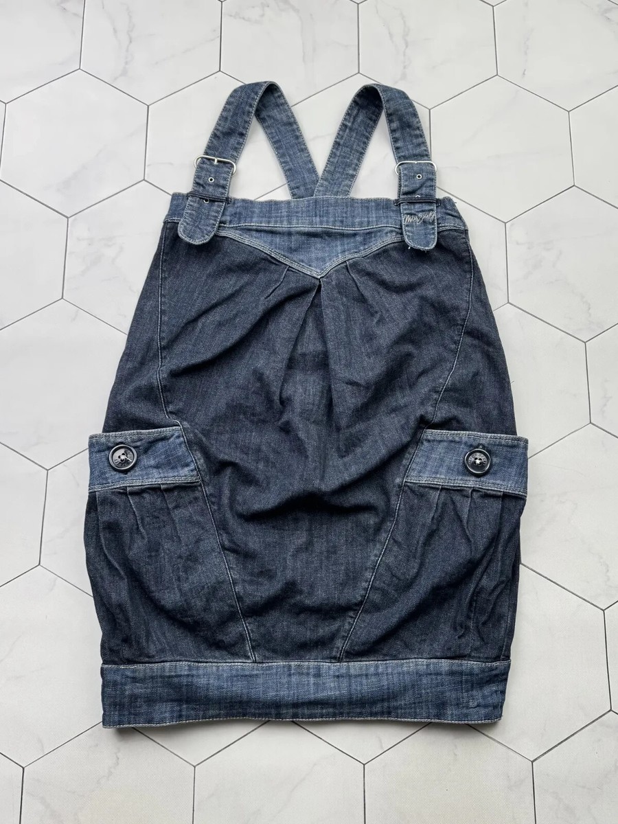 denim dress miss sixty Sleeveless Tencel Denim Dress, MIDDLE BLUE / XS