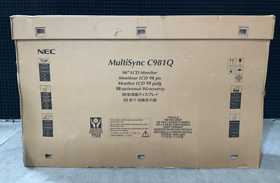 NEC MultiSync 98'' LCD Display 4K C981Q Commercial Display Monitor NEW WARRANTY