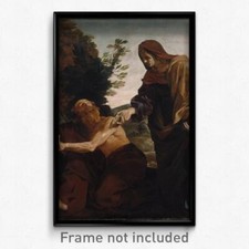 Giovanni Lanfranco (Italiano - Elia che riceve il pane dalla vedova di Sarepta