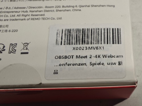 Obsbot Meet 2 Webcam 4K UHD AI-Powered Autofokus Gestensteuerung Ultraleicht NEU - Photo 5/5