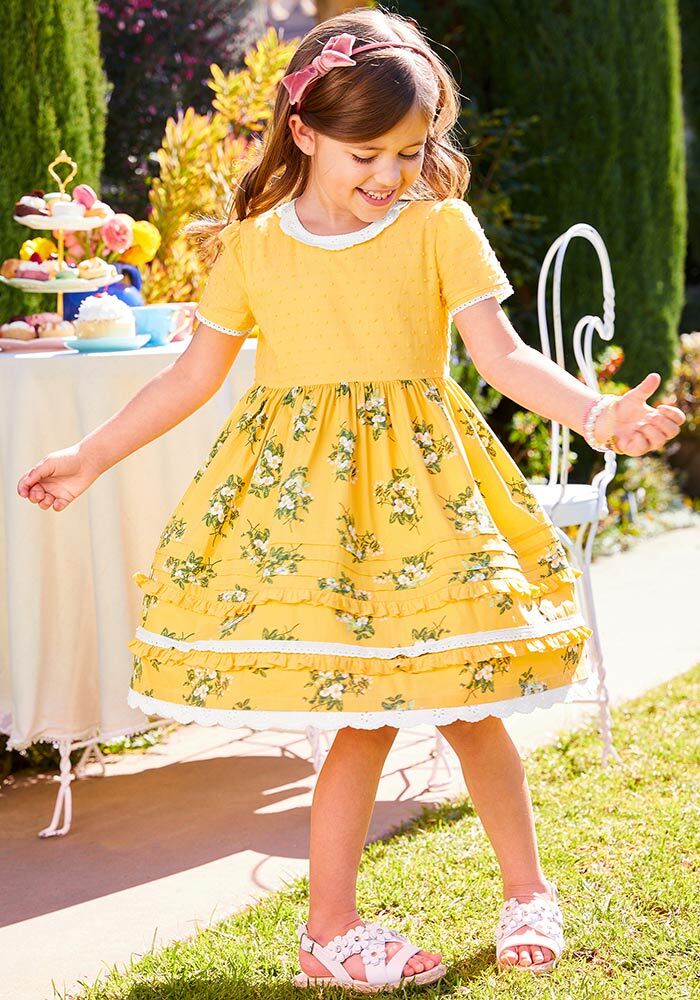 GIRLS MATILDA JANE Brilliant daydream Stay Golden Dress SIZE 4 NWT GIRLS MATILDA JANE Brilliant daydream Stay Golden Dress SIZE 4 NWT
