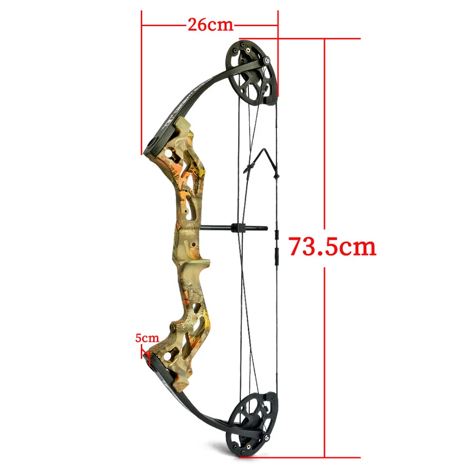 Kids Archery Compound Bow Kit Arrows 10-30lbs Sport Shooting HuntingTarget - Image 4 of 4