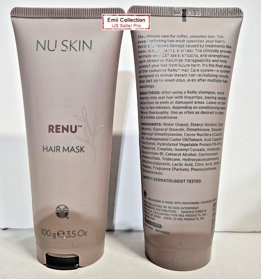 Nu Skin Nuskin Renu Hair Mask Deep conditioning treatment 3.5oz