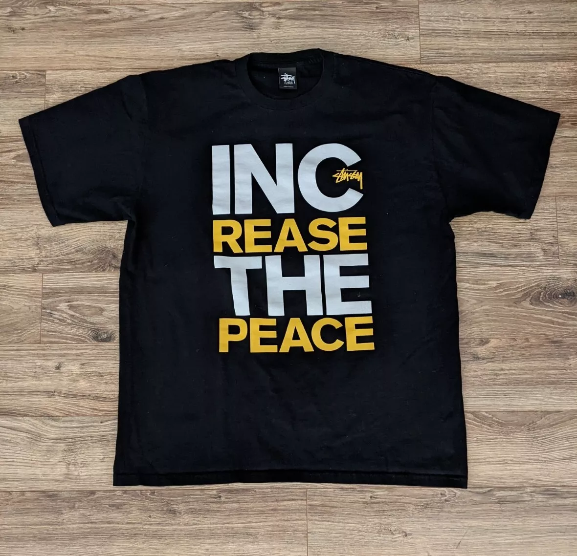 Stussy Increase The Peace Men's Graphic T-Shirt - XL EUC