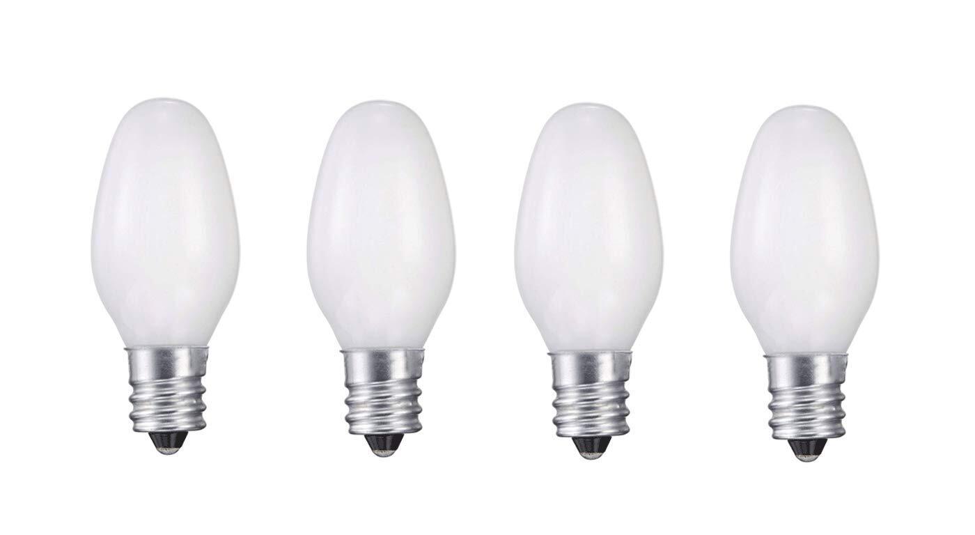 Night Light Bulb White Pack Of 4 10 Lumens 5 Watts 120 Volts