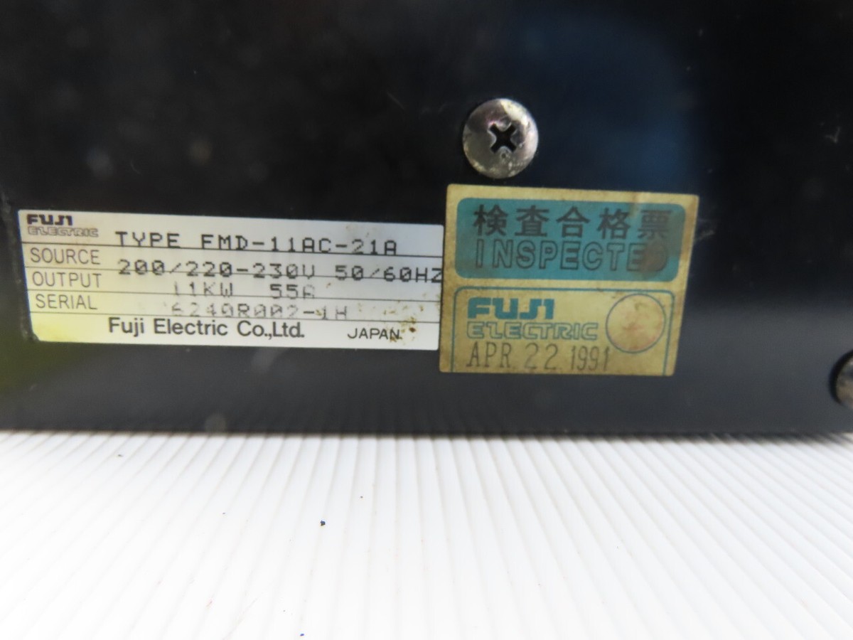 フジ FMD-11AC-21A Frenic 5000 M2 スピンドルドライブ フジ FMD-11AC-21A Frenic 5000 M2 スピンドルドライブ