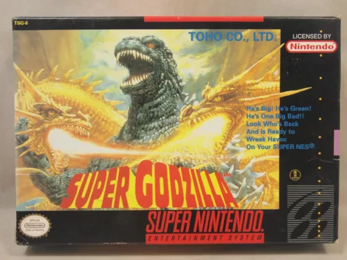 Super Godzilla (Super Nintendo | SNES) Authentic BOX ONLY