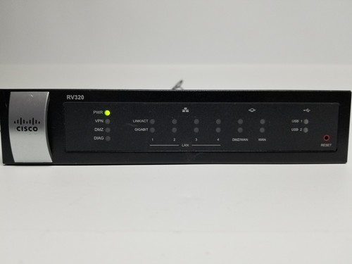 Cisco RV320 Dual Gigabit WAN VPN Router RV320-K9 V03 with Power Adapter - Bild 2 von 12