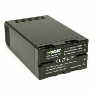 Wasabi Power Battery for Sony BP-U90 (14.4V, 7500mAh, 108Wh)