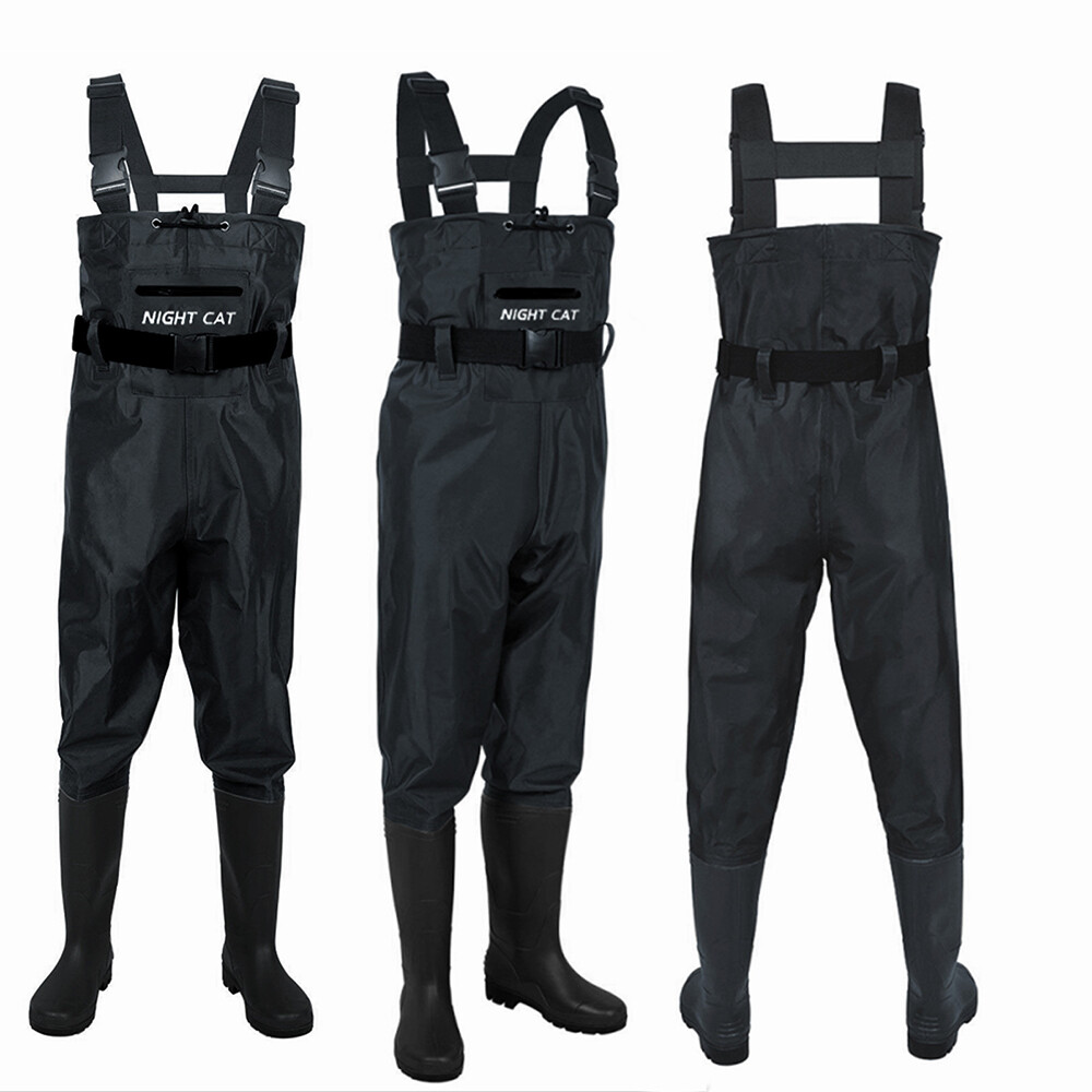 Waterproof Chest Wader Wading Pants with Boots Hunting & Fly Fishing Waders