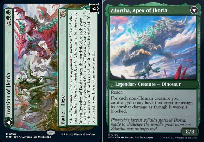 1x Invasion of Ikoria // Zilortha, Apex of Ikoria NM-Mint, English