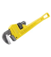 DOWELL 10” Pipe Wrench for Various Pipe Maintenance Comfortable Grip Pipe Wre...