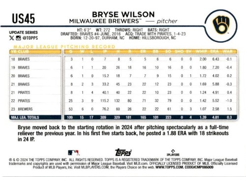 2024 TOPPS UPDATE 1-175 PICK YOUR CARDS TO COMPLETE YOUR SET - Picture 88 of 348