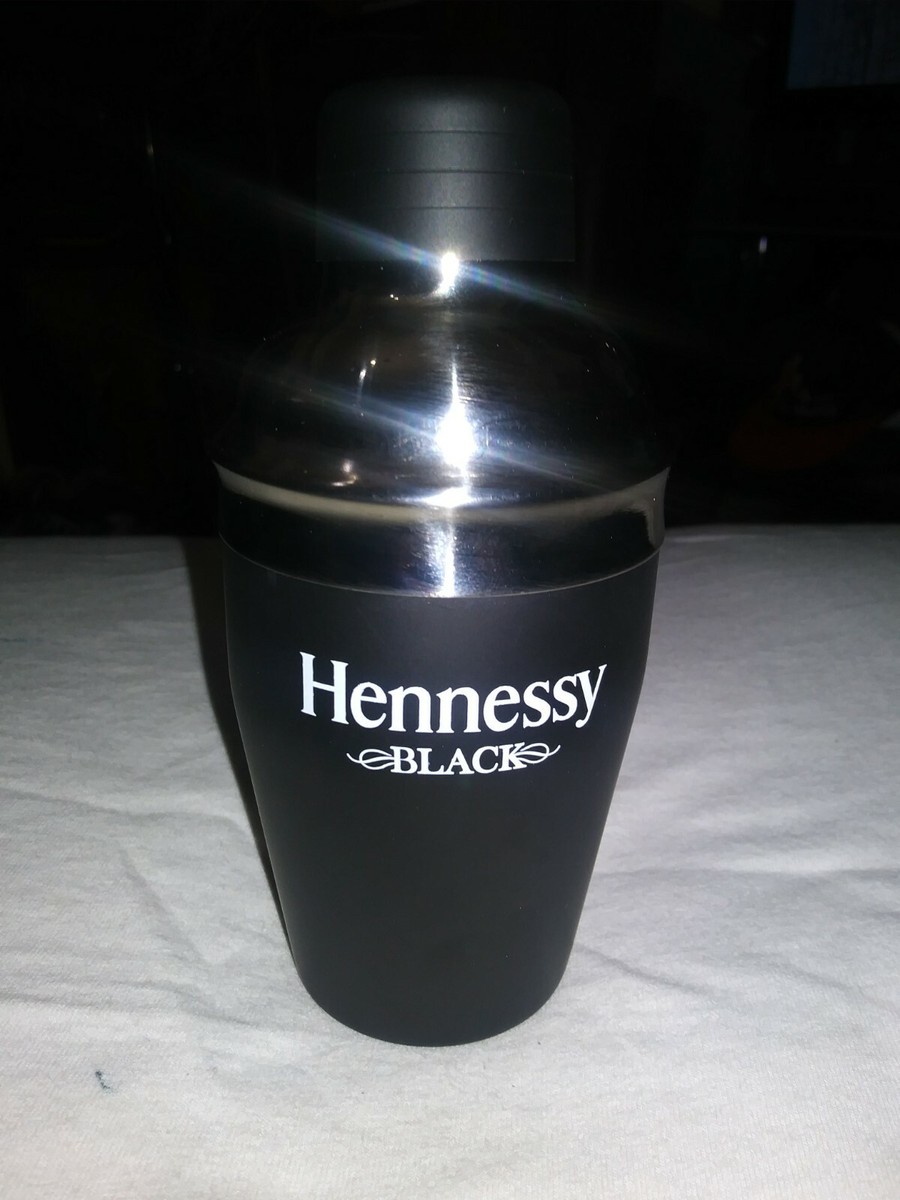 Hennessey Black Stainless Steel 8oz Cocktail Spill Stop Drink