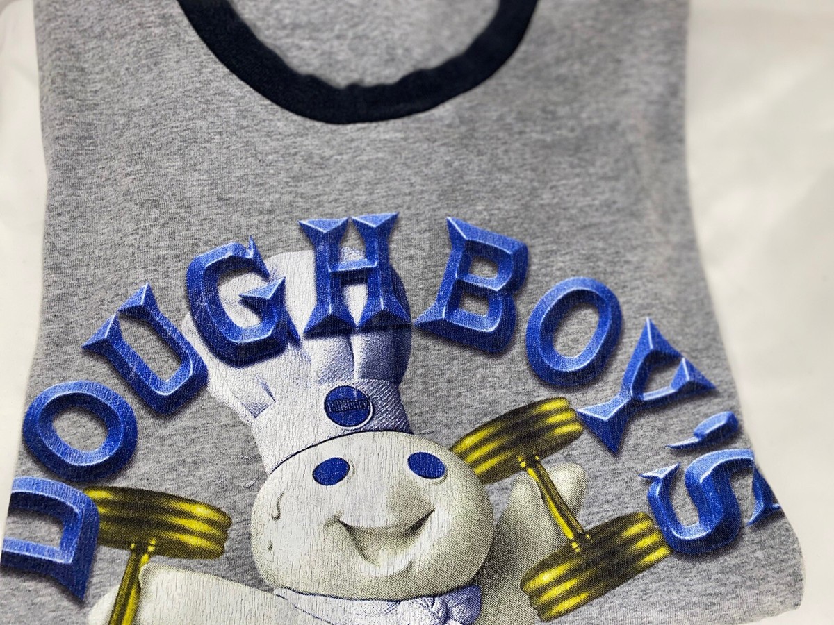 VINTAGE Pillsbury Doughboys Gym T-Shirt RingerTennessee River