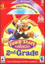 Jumpstart Advanced 2nd Grade PC CD 2003 kid math reading music science games 3CD