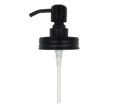 Pump to turn Mason jars into dispensers for soap, disinfectant, condiments, etc.