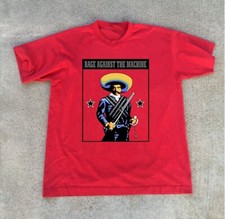 NEW Rage Against The Machine Zapata  Red S-5XL Shirt