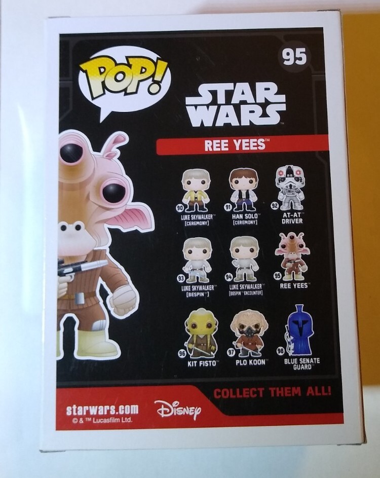 Ree Yees Funko Pop Walgreens Exclusive #95 Star Wars Mint | eBay
