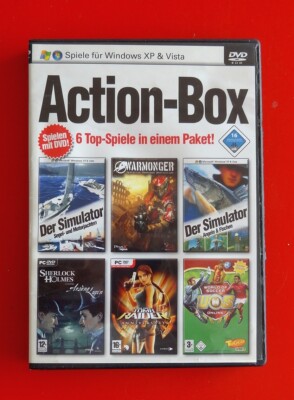 Action-Box 6 Spiele Sherlock Holmes jagt Arsen Lupin Tomb Raider Anniversary ...