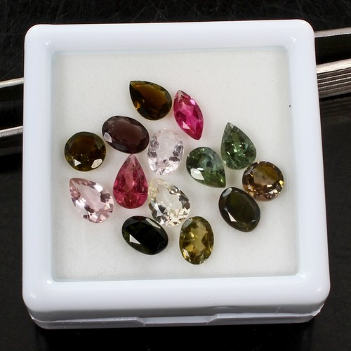 10 Ct Wholesale Lot Price_100% Natural Unheated Multi-Color Tourmaline Gemstones - Picture 3 of 4