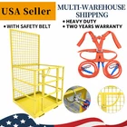 45x43inch Forklift Cage Work Platform Safety Cage Steel Construction Lift Basket