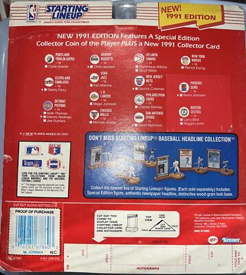 Kenner Starting Lineup MIchael Jordan Action Figure for sale