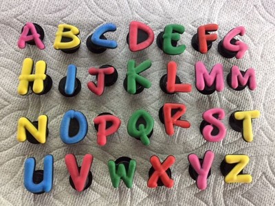 charms for crocs letters