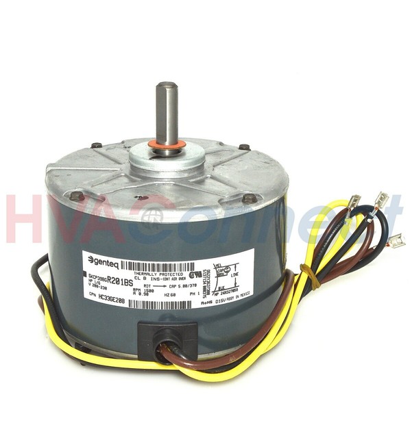 OEM Ge Genteq 1/6 HP 208230v Air Conditioner Condenser Fan Motor